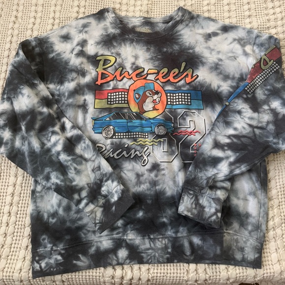 Buc-Ees Other - Buc-ee's Racing Tie-Dye Sweatshirt